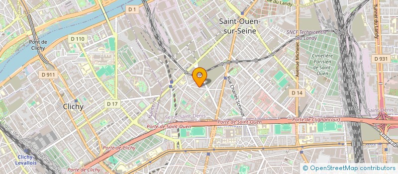 localisation de l'entreprise TRUSK FRANCE à SAINT-OUEN-SUR-SEINE
