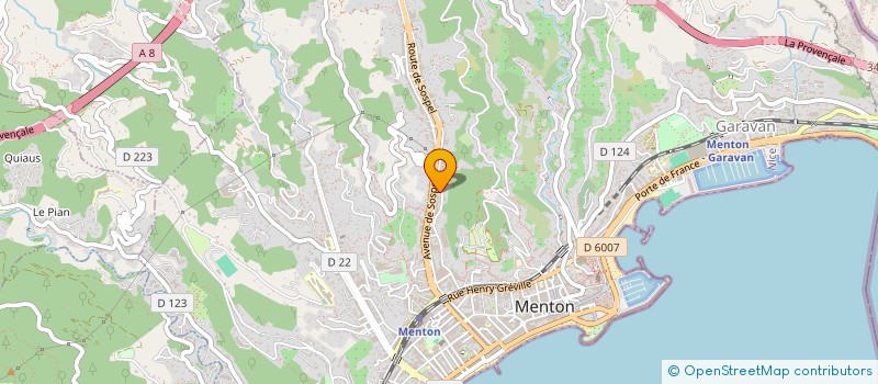 localisation de l'entreprise TRUST à MENTON