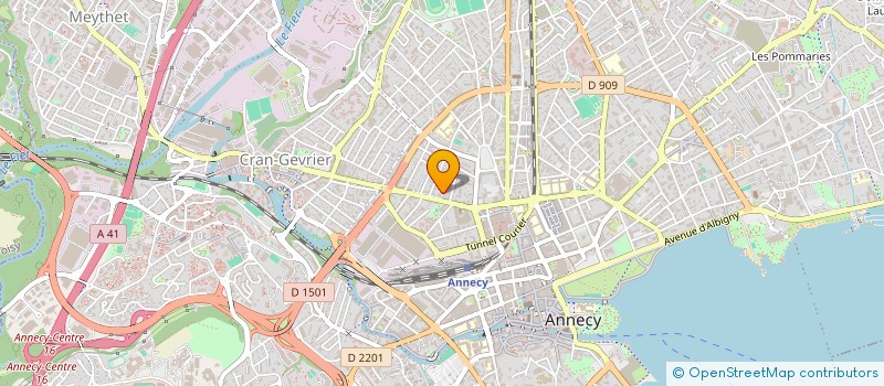 localisation de l'entreprise TRUST à ANNECY