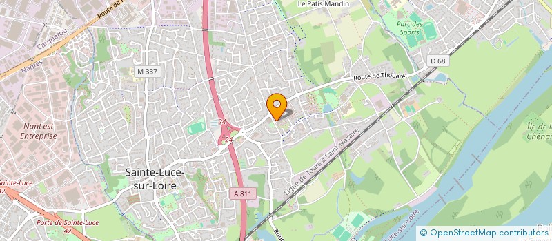localisation de l'entreprise TRUST à THOUARE-SUR-LOIRE