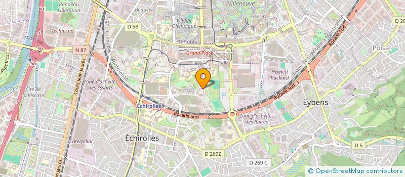 localisation de l'entreprise TRUST ALPE VTC  ECHIROLLES