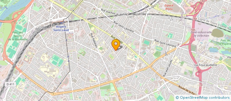 localisation de l'entreprise TRUST ANDEGAVE à ANGERS