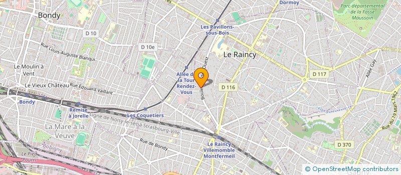 localisation de l'entreprise TRUST ASSURANCE  LE RAINCY