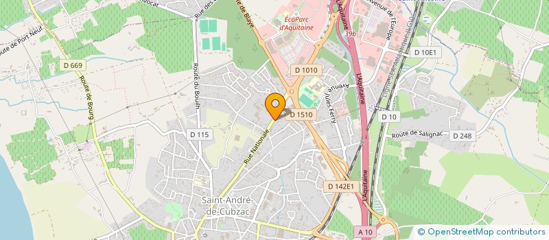 localisation de l'entreprise TRUST CAR  SAINT-ANDRE-DE-CUBZAC