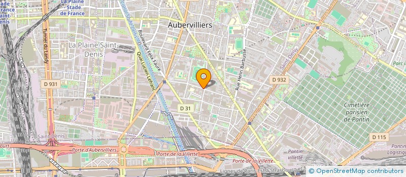 localisation de l'entreprise TRUST CARS SERVICES  AUBERVILLIERS