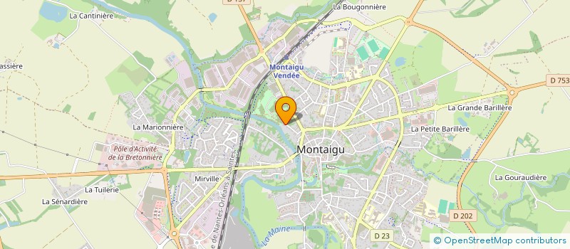 localisation de l'entreprise TRUST & CO à MONTAIGU-VENDEE