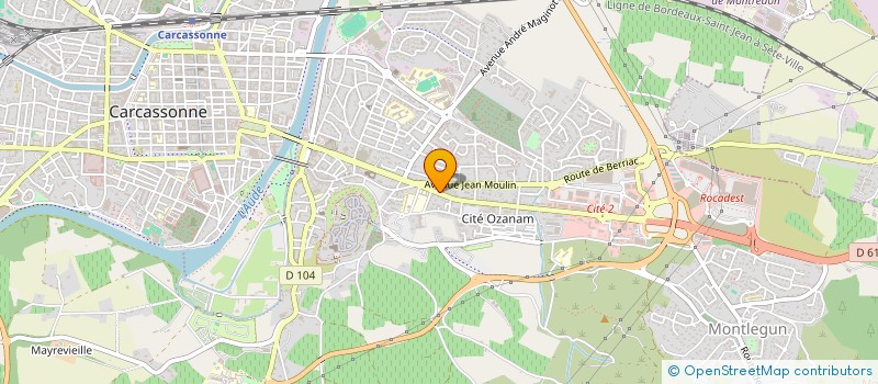 localisation de l'entreprise TRUST INVEST  CARCASSONNE