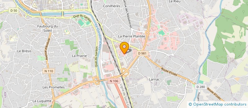 localisation de l'entreprise TRUST INVEST  ALES