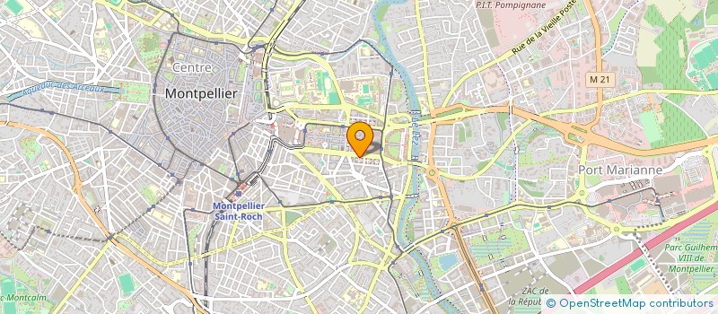 localisation de l'entreprise TRUST INVESTISSEMENT SORIEH  MONTPELLIER