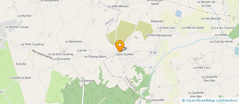 localisation de l'entreprise TRUST KAPITAL HOLDING  SAINT-CARREUC