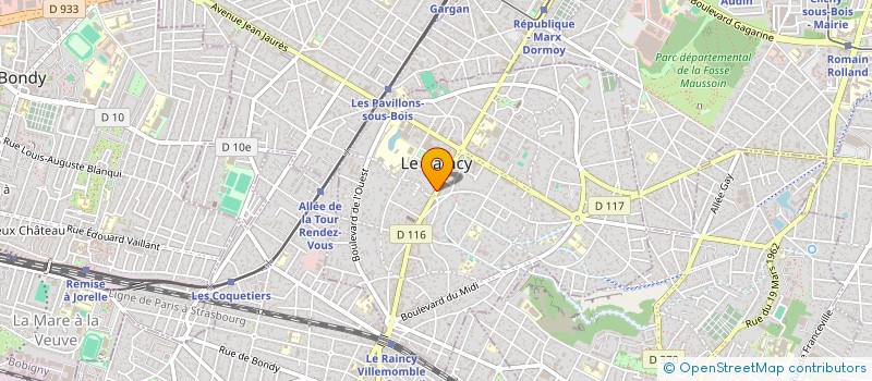 localisation de l'entreprise TRUST MY CAB  LE RAINCY
