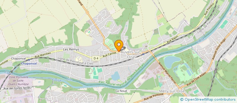 localisation de l'entreprise TRUST SOCIETY  AUVERS-SUR-OISE