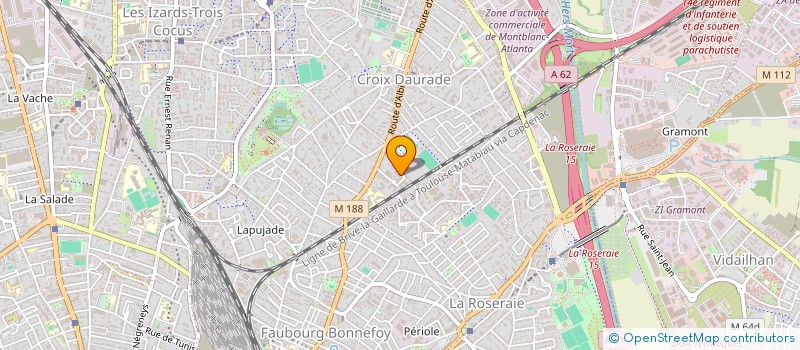 localisation de l'entreprise TRUSTBACK  TOULOUSE