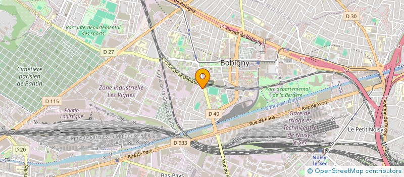 localisation de l'entreprise TRUSTCOMM  BOBIGNY