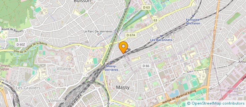 localisation de l'entreprise TRUSTDEVCORE à MASSY