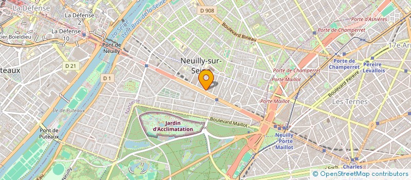 localisation de l'entreprise TRUSTHILL à NEUILLY-SUR-SEINE