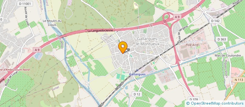 localisation de l'entreprise TRUSTIDATA  GALLARGUES-LE-MONTUEUX