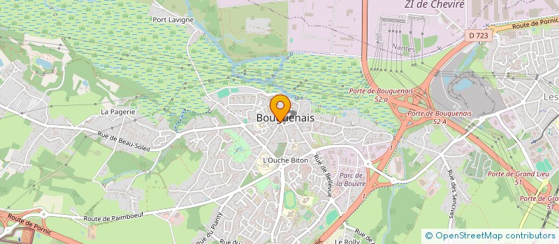 localisation de l'entreprise TRUSTIMO à BOUGUENAIS