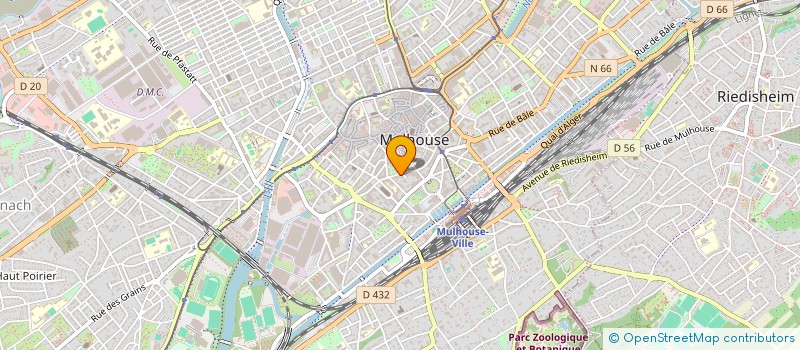 localisation de l'entreprise TRUSTIUM  MULHOUSE