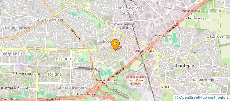 localisation de l'entreprise TRUSTMAN EUROPE à RENNES