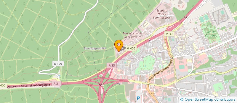 localisation de l'entreprise TRUSTTEAM à MAXEVILLE