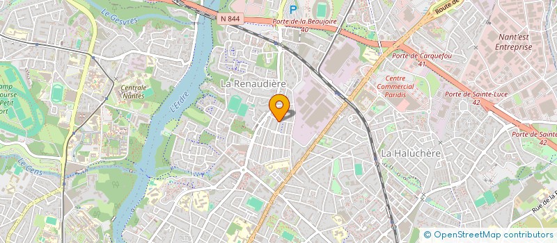 localisation de l'entreprise TRUSTWINNER à NANTES