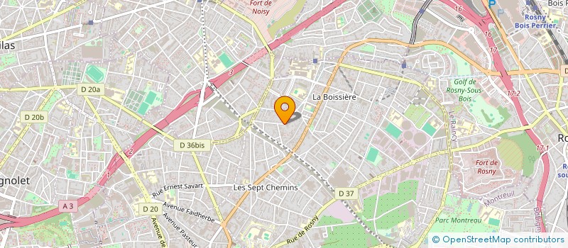 localisation de l'entreprise TRUSTY RENOV à MONTREUIL