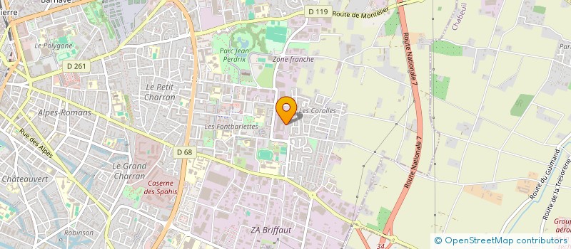 localisation de l'entreprise TRUTH PARE BRISE VALENCE  VALENCE