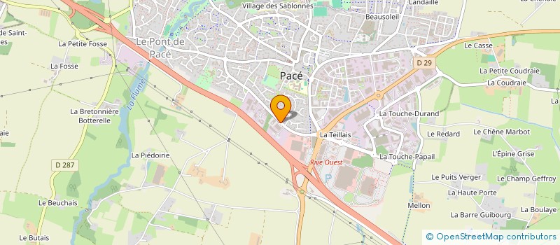 localisation de l'entreprise TRUTIN à PACE