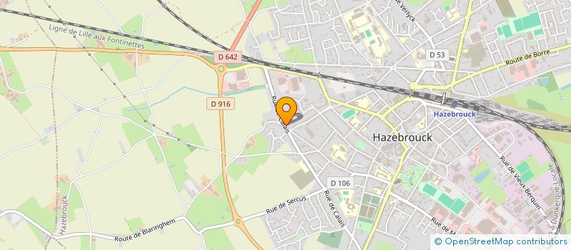 localisation de l'entreprise TRUYEN  HAZEBROUCK
