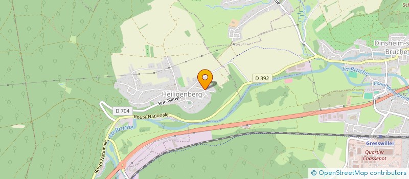 localisation de l'entreprise TRVI FRANCE  HEILIGENBERG