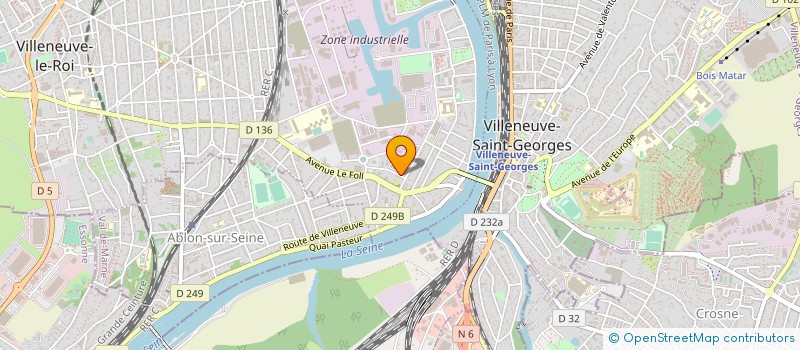 localisation de l'entreprise TRX AGENCEMENT à VILLENEUVE-LE-ROI