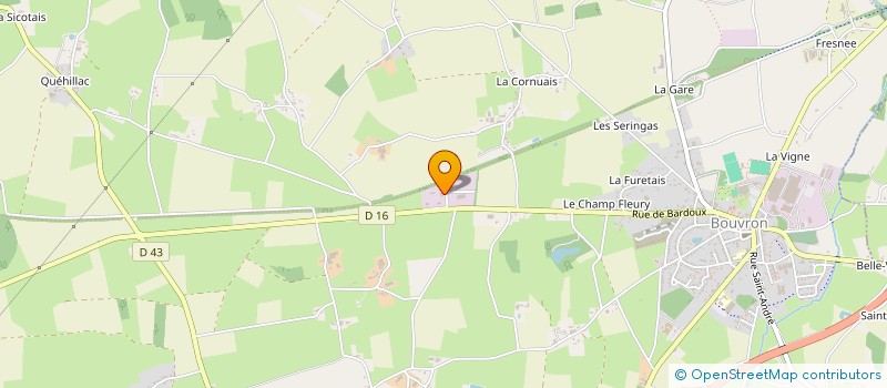 localisation de l'entreprise TRYAD  BOUVRON