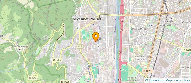 localisation de l'entreprise TRYALIS à SEYSSINET-PARISET