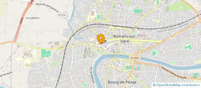 localisation de l'entreprise TRYD ART  ROMANS-SUR-ISERE