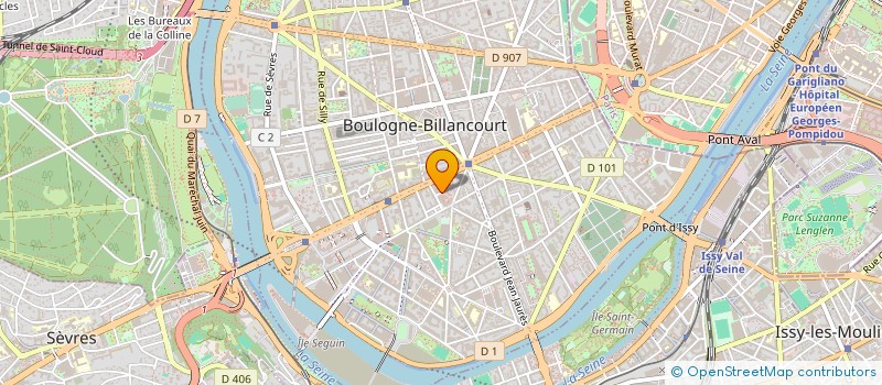localisation de l'entreprise TRYER MAINTENANCE DE L'HABITAT à BOULOGNE-BILLANCOURT