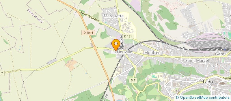 localisation de l'entreprise TRYNOR à LAON