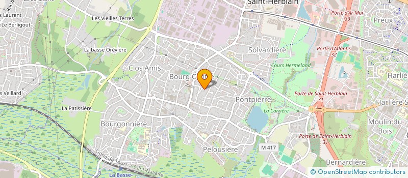 localisation de l'entreprise TRYPHON DEVELOPPEMENT à ST-HERBLAIN