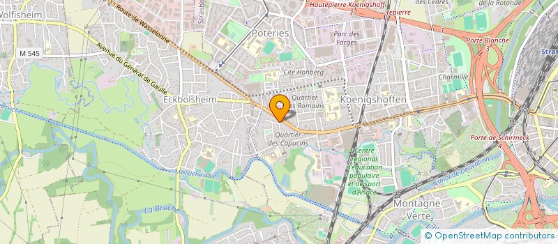 localisation de l'entreprise TRYPTIQUE à STRASBOURG