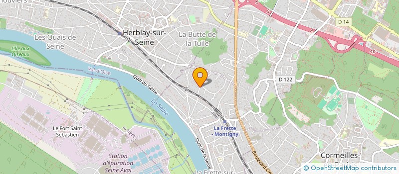 localisation de l'entreprise TRYVALEX  LA FRETTE-SUR-SEINE