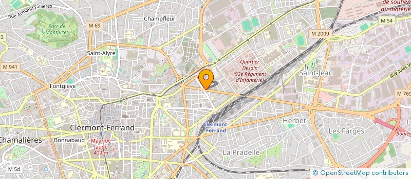 localisation de l'entreprise TRZ AUTOMOBILE  CLERMONT-FERRAND