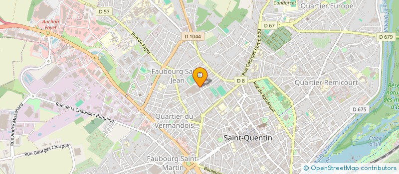 localisation de l'entreprise TS à SAINT-QUENTIN