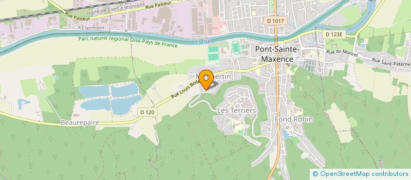 localisation de l'entreprise TS AFFRETEMENT à PONT-SAINTE-MAXENCE