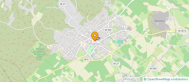 localisation de l'entreprise TS AUTOMOBILES à PIGNAN