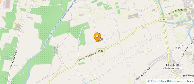 localisation de l'entreprise TS CONSTRUCTION  CHATEAURENARD