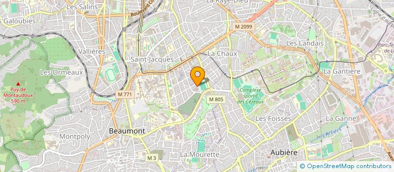 localisation de l'entreprise TS CORPORATION  CLERMONT-FERRAND