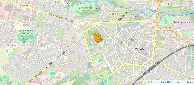 localisation de l'entreprise TS DEVELOPPEMENT à ARRAS
