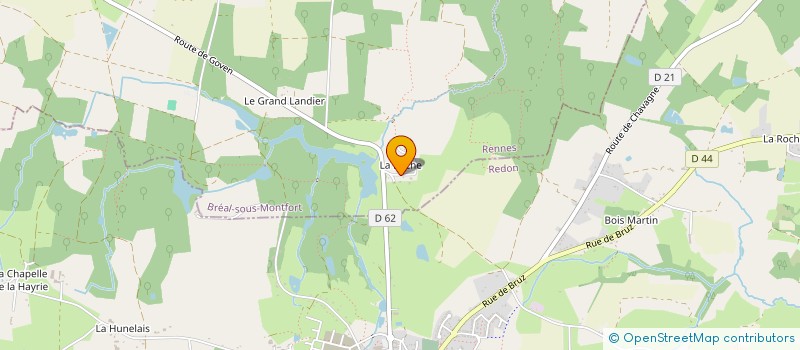 localisation de l'entreprise TS DEVELOPPEMENT  BREAL-SOUS-MONTFORT