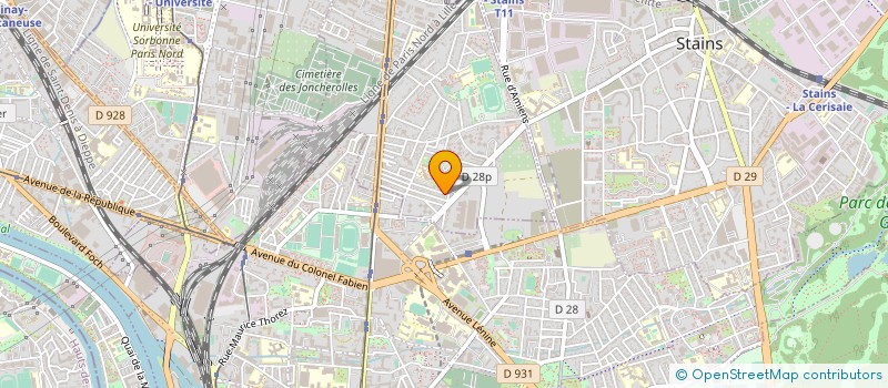 localisation de l'entreprise TS.ELEC à PIERREFITTE-SUR-SEINE
