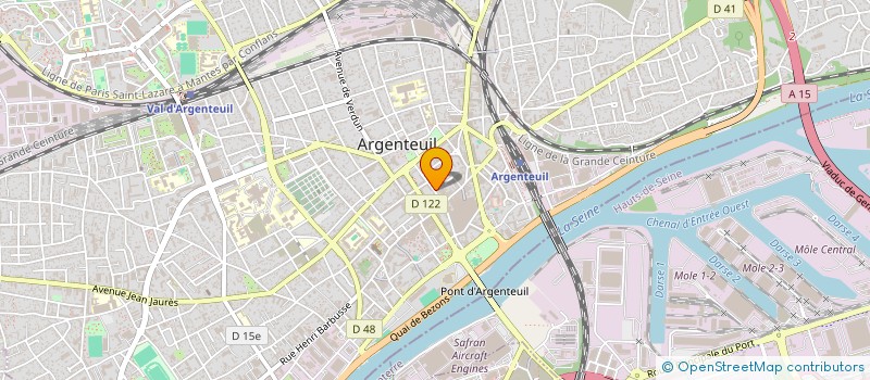 localisation de l'entreprise TS ENERGIE  ARGENTEUIL